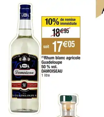 Cora x Carrefour Rhum blanc agricole Guadeloupe offre