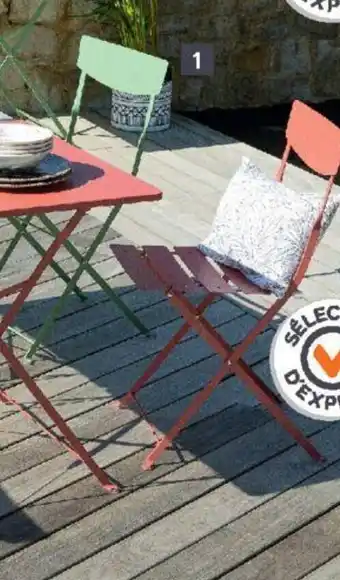 E.Leclerc Chaise Bistrot Pliante offre