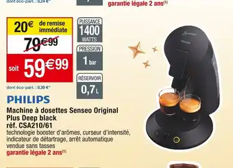 Machine à dosettes Senseo Original