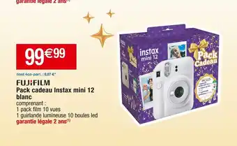 Pack cadeau Instax mini 12 blanc