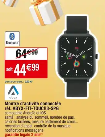 Cora x Carrefour Montre d'activité connectée offre