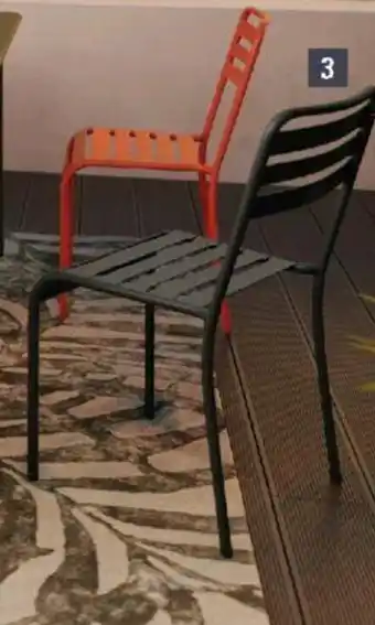 E.Leclerc Chaise en métal colorée offre