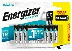 Auchan LOT DE 10 PILES MAX PLUS LR06 OU LR03 offre