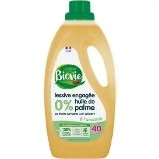 Auchan BON PLAN SUR LA GAMME DES ASSOUPLISSANTS ET DES LESSIVES DE LA MARQUE BIOVIE offre