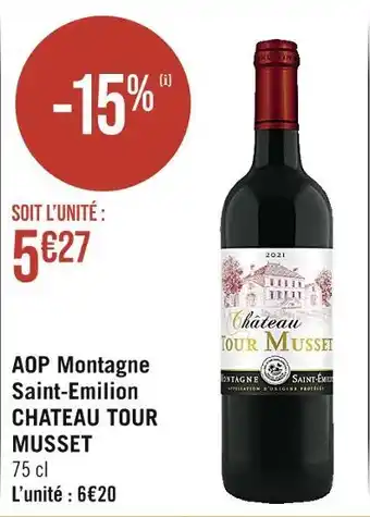 Chateau tour musset aop montagne saint-emilion