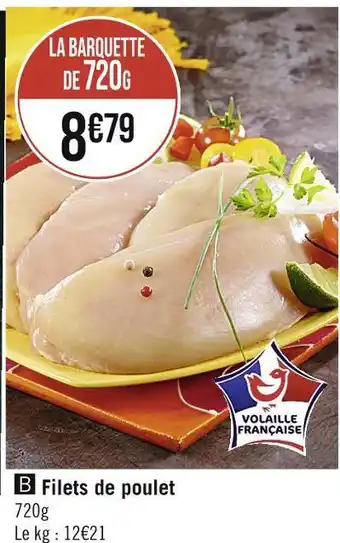 Casino Supermarchés Filets de poulet offre