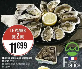 Casino Supermarchés Huîtres spéciales marennes oléron n°4 offre