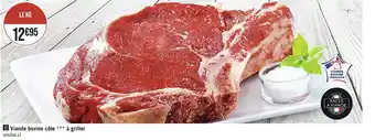 Casino Supermarchés Viande bovine côte à griller offre