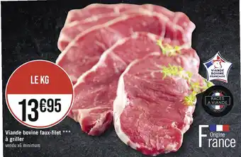 Casino Supermarchés Viande bovine faux-filet à griller offre