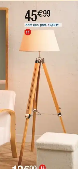 Lampadaire trepied runo