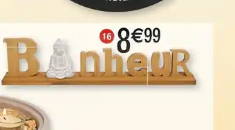 Cora x Carrefour Deco mot bouddha offre