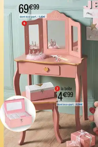 Coiffeuse tabouret sissi