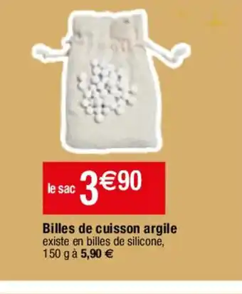 Migros Billes de cuisson argile offre