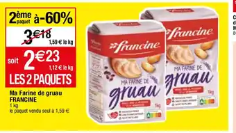 Migros Ma Farine de gruau FRANCINE offre