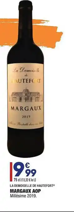 ALDI Margaux Aop La Demoiselle De Hautefort Margaux Aop offre