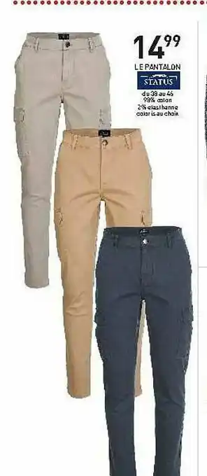 Stokomani Le Pantalon Status offre
