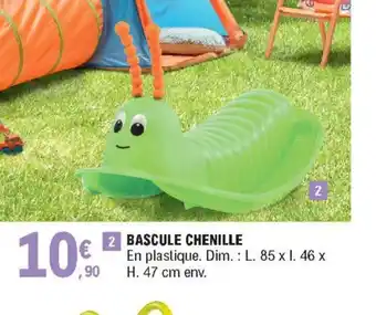 E.Leclerc Bascule chenille offre