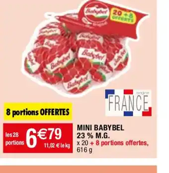 Migros MINI BABYBEL offre