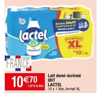 Migros Lait demi-écrémé UHT offre