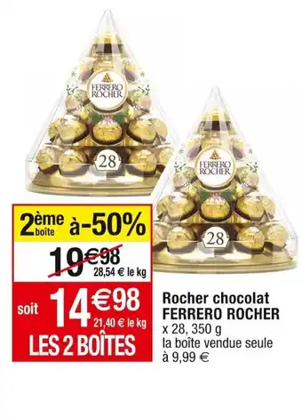 Cora x Carrefour Rocher chocolat FERRERO ROCHER offre