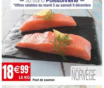 Cora x Carrefour Pavé de saumon offre