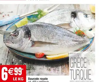 Cora x Carrefour Daurade royale offre