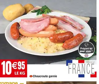 Cora x Carrefour Choucroute garnie offre