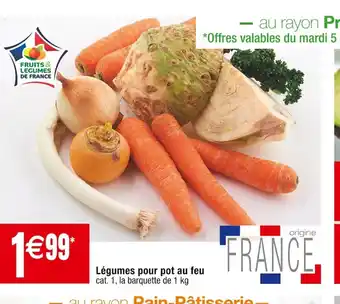 Cora x Carrefour Légumes pour pot au feu offre