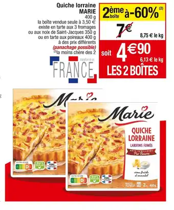 Cora x Carrefour Quiche lorraine offre