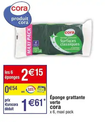 Cora x Carrefour Éponge grattante offre