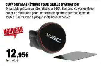 Autobacs SUPPORT MAGNÉTIQUE POUR GRILLE D'AÉRATION offre