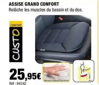 ASSISE GRAND CONFORT