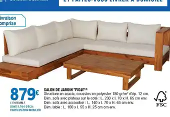 E.Leclerc Salon de jardin offre