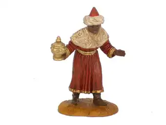 Oliver - figurine “roi mage balthazar” adoration 10 cm