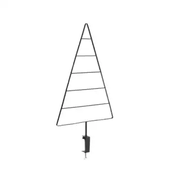 Pince de table sapin de noel noir -fer-noir- l40xh85cm