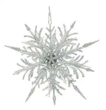 Jardiland Weiste - etoile 3d filigramme argent paillette ø.12 cm offre