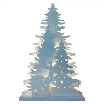 Jardiland Peha - décoration illuminée sapin led l.21,5 x l.5 x h.35,5 cm offre