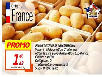 Netto Pomme de terre de consomation offre
