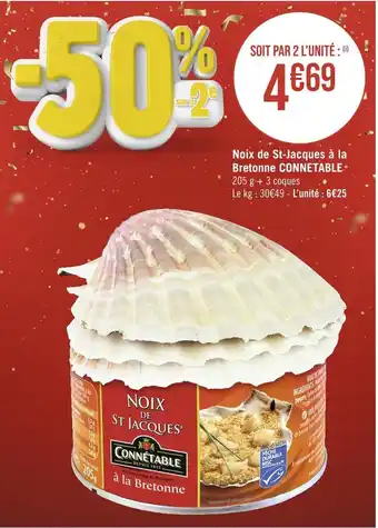 Connetable noix de st-jacques Ă la bretonne
