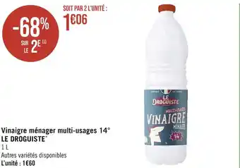 Le droguiste vinaigre ménager multi-usages 14°
