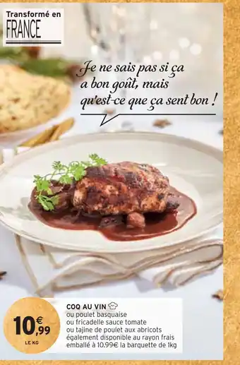Intermarché Coq au vin offre