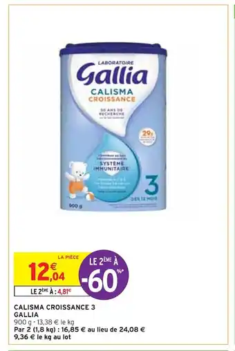 Intermarché Gallia calisma croissance 3 offre