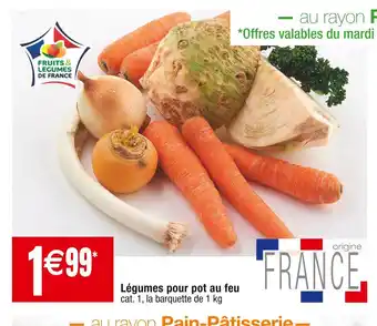 Cora x Carrefour Légumes pour pot au feu offre