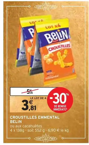 Intermarché Belin croustilles emmental offre