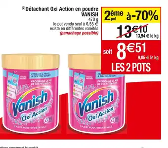 Cora x Carrefour Vanish (2)détachant oxi action en poudre offre