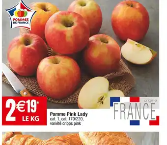 Cora x Carrefour Pink lady pomme offre