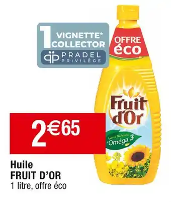 Cora x Carrefour Fruit d’or huile offre
