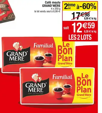 GrandâmĂšre cafĂ© moulu