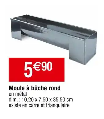 Moule à bûche rond