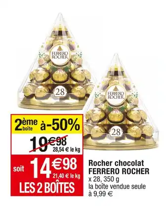 Cora x Carrefour Ferrero rocher rocher chocolat offre
